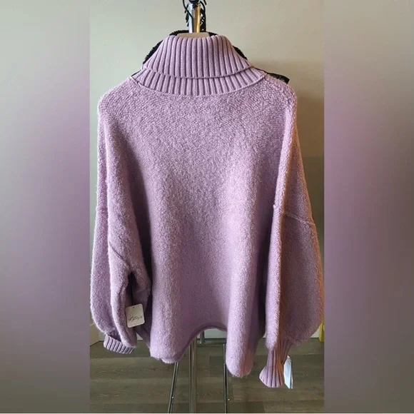 M 🔖 FREE PEOPLE Milo Pullover / Moonlit Orchid Purple - Picture 11 of 11